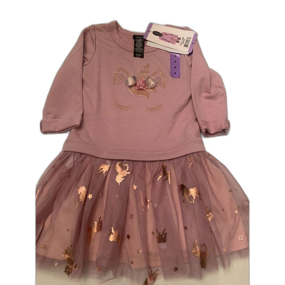 Zunie Purple Unicorn Tutu Dress size 4